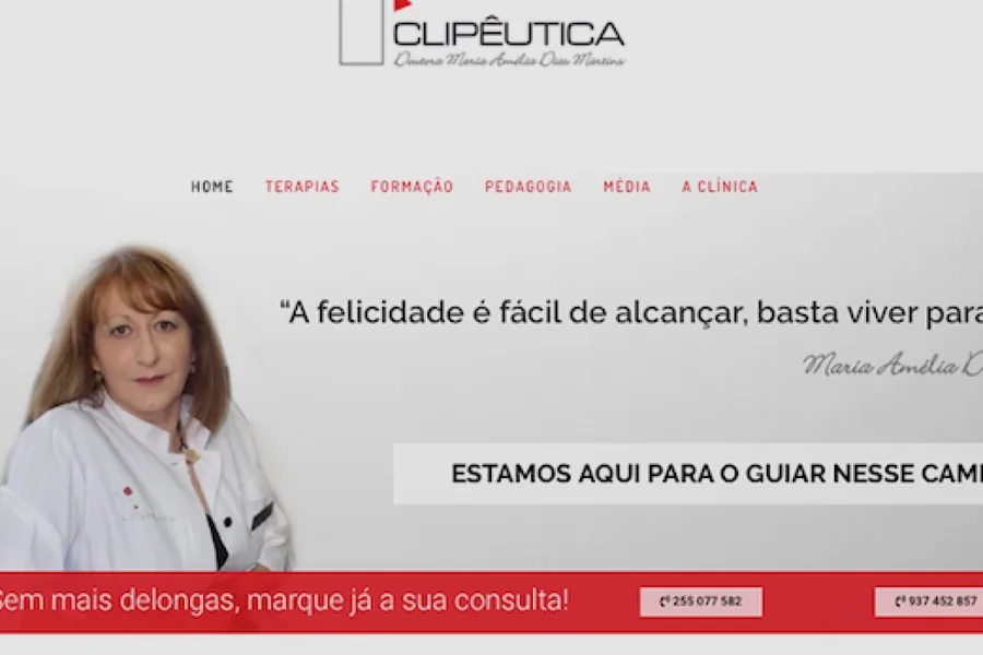 Print do projeto Clipeutica